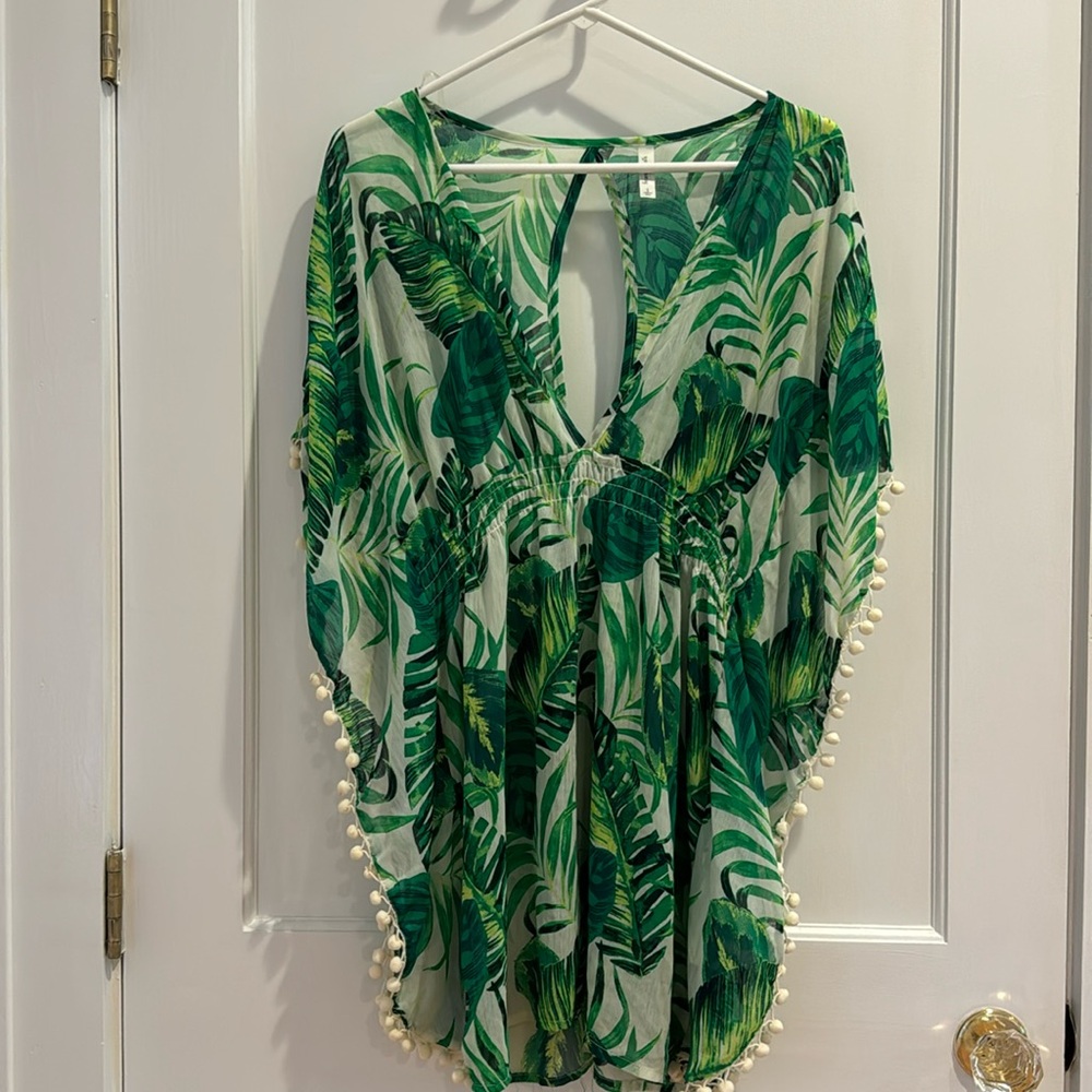 Francesca’s Palm Print Coverup, S
